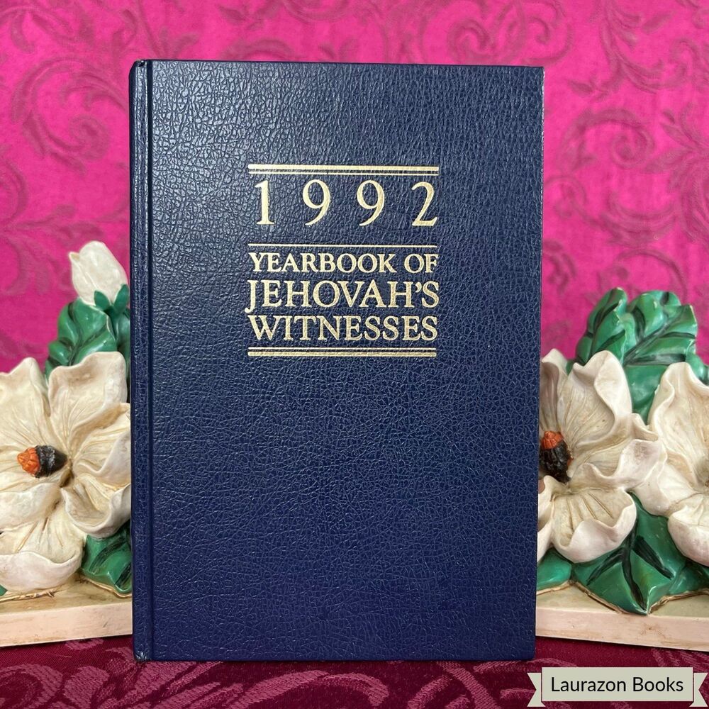 1992 Yearbook of Jehovah’s Witnesses, Vintage Book, Watchtower Bible and Tract..